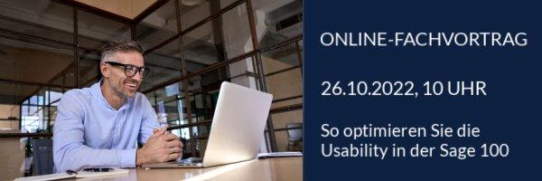 So optimieren Sie die Usability in der Sage 100 (Webinar | Online)