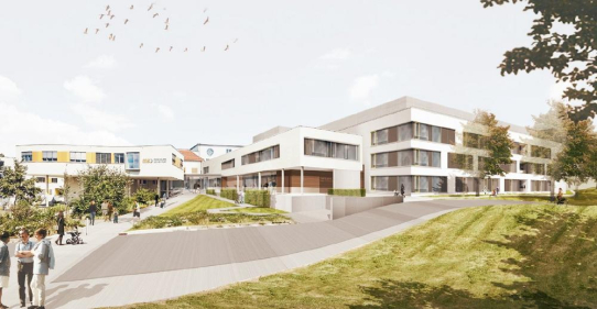 60 Jahre Main-Klinik Ochsenfurt mit Richtfest für ersten Bauabschnitt der Generalsanierung – Hitzler Ingenieure ist Projektmanager