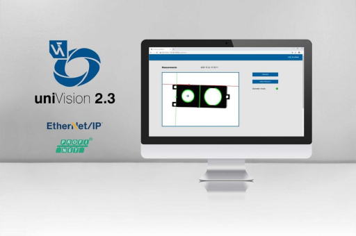 uniVision 2.3: Bildverarbeitungssoftware erhält EtherNet/IP™-Schnittstelle