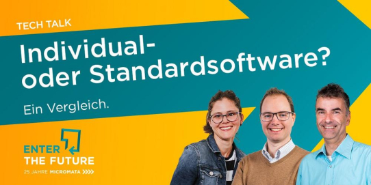 TECH TALK: Individual- oder Standardsoftware? Ein Vergleich.