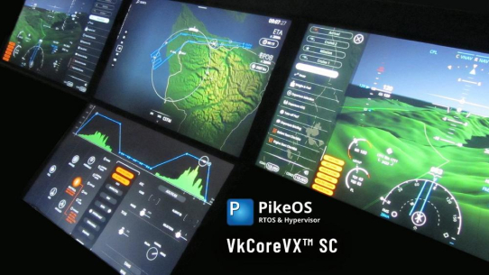 SYSGO erweitert PikeOS-Unterstützung für NXP i.MX 8 Prozessoren mit CoreAVI's VkCore® SC GPU-Beschleunigungstreiber-Implementierung