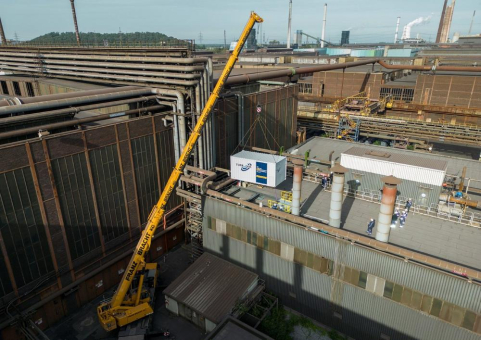 Nachhaltige Stromproduktion am Standort Duisburg von thyssenkrupp Steel: Neue Mikro-Dampfturbine wandelt Prozessdampf in elektrische Energie um
