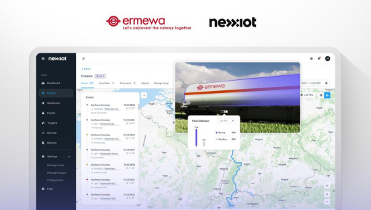 Bahn frei für Innovation: Ermewa digitalisiert seine Schienenflotte mit Nexxiot-Technik