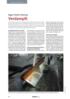 Egger PowAir Cleaning GmbH im Magazin SAUBER - Magazin für Verkehrsmittelreinigung
