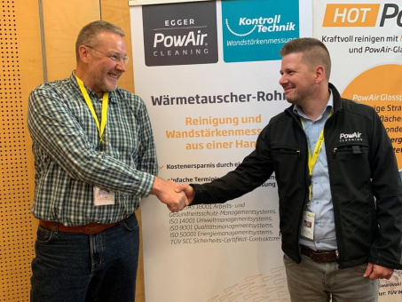Egger PowAir Cleaning GmbH und KontrollTechnik GmbH stellen Kooperation vor