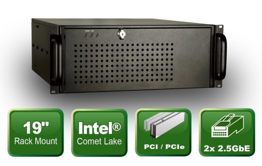 Kurzes 19 Zoll System mit 10ter Generation Intel® Core™ i3