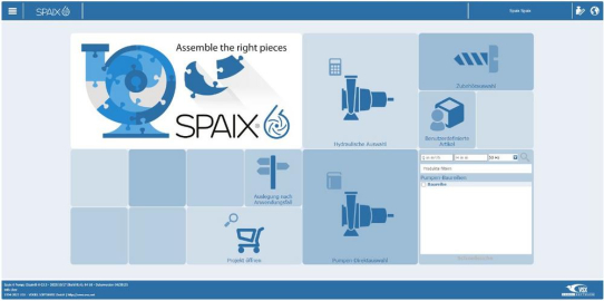 Das neue Spaix 6 fördert die nachhaltige Auslegung von Pumpensystemen
