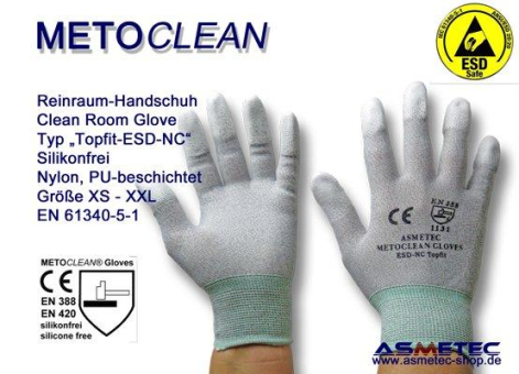 ESD-Handschuhe der Marke METOCLEAN für Industrie & Gastronomie