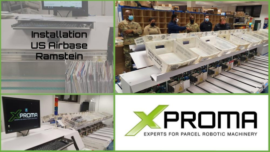 XPROMA installiert Briefsortiersystem auf der US-Militärbasis in Ramstein