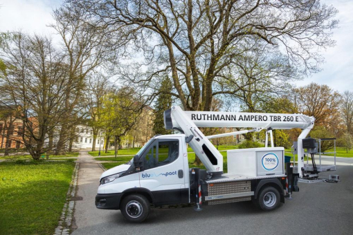 IWB bestellt den ersten vollelektrischen RUTHMANN STEIGER® AMPERO TBR 260 E in der Schweiz