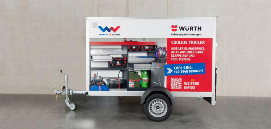 Mobile Werkstatt: COOLIUS Trailer bringt nicht nur den Klimaservice auf Touren