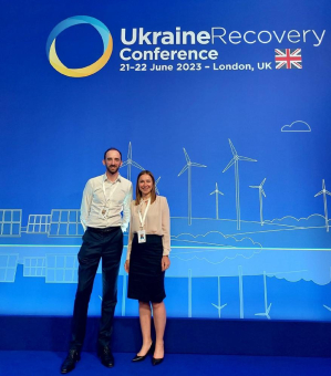 GOLDBECK SOLAR vertritt deutsche Unternehmen auf der Ukraine Recovery Conference