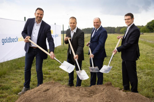 Spatenstich für den Solarpark Döllen:  GOLDBECK SOLAR und die CEE Group starten erstes gemeinsames Projekt für die Energiewende