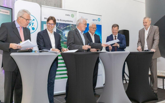 Fraunhofer, DESY, Hereon und EMBL unterzeichnen »Memorandum of Understanding« für engere Zusammenarbeit
