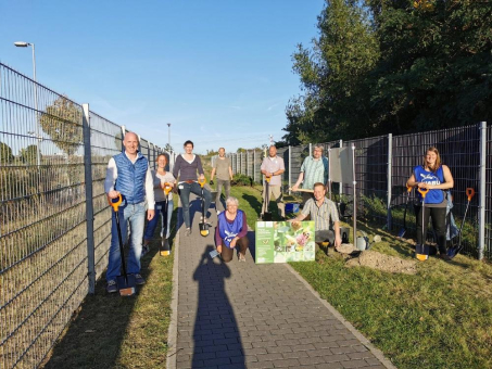 Betriebsgelände des Logistikzentrums von Arvato in Hannover naturnah umgestaltet