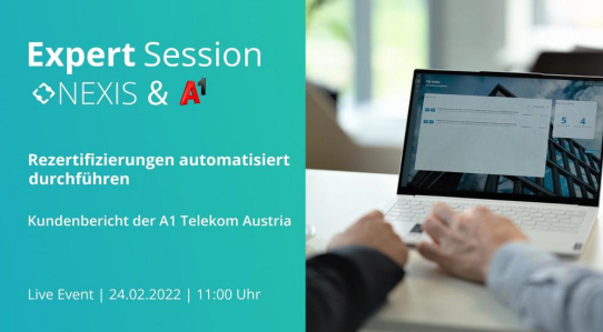 Live-Event: Expert Session by Nexis mit A1 Telekom Austria AG