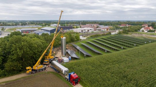 Leuchtturmprojekt von GP JOULE: Wärmeerzeugung durch grünen Strom