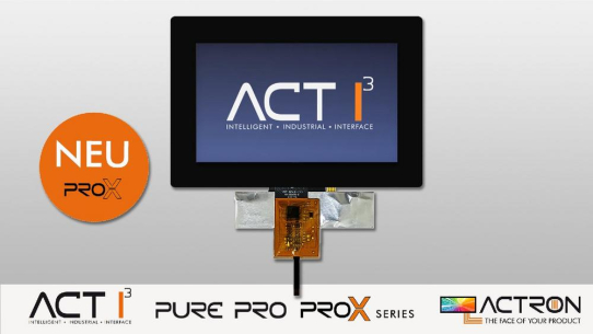 ACTRON erweitert ACT I³-Displayserie um Modell PRO X