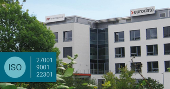 TÜV Hessen verlängert ISO 27001 und 22301 Zertifizierung