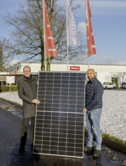 Sonnige Aussichten: Miele weiht neue PV-Anlage in Warendorf ein