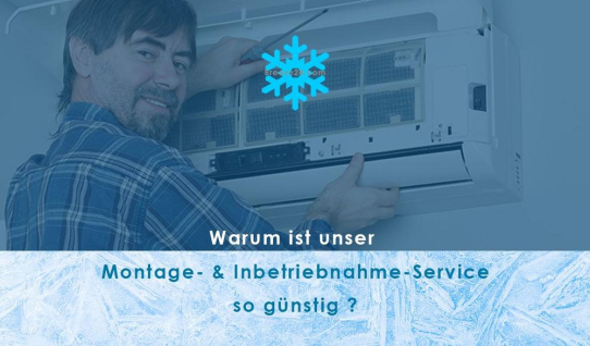 Montage- und Inbetriebnahmeservice bundesweit für Klimaanlagen
