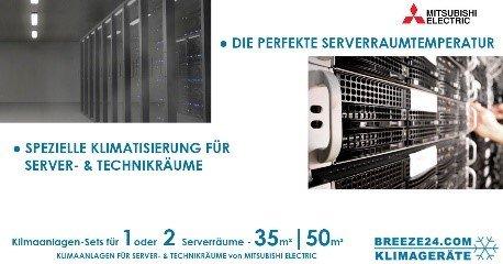 Klimaanlagen für Serverräume