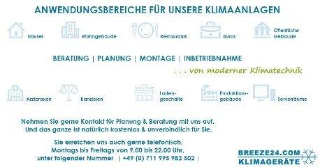 Anwendungsbereiche für unsere Klimaanlagen