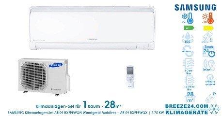 Klimaanlagen - Set von Samsung für 1 Zimmer mit bis Zu 28 m²