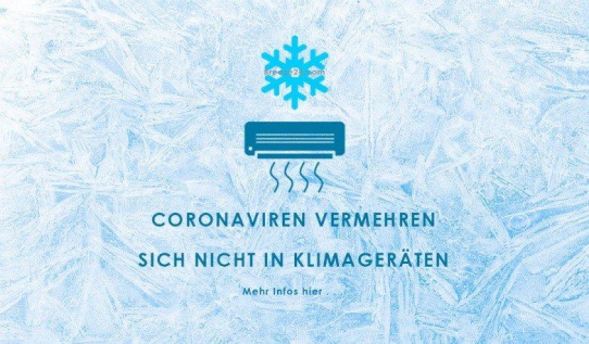 Coronaviren vermehren sich nicht in Klimageräten