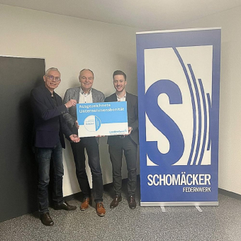 Schomäcker Federnwerk GmbH erneut mit Bonitätszertifikat ausgezeichnet