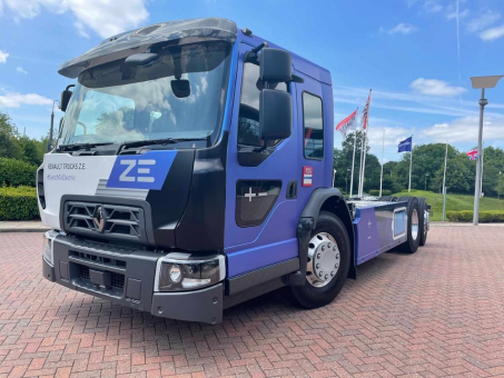 Renault Trucks stellt den neuen E-LKW für die Stadt vor: Der vollelektrische D Wide Z.E. Lec mit niedrigem Fahrerhaus