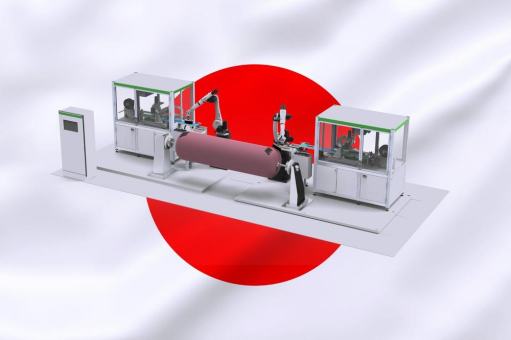 Drucktank-Verstärkungen mit Fiber Patch Placement: Fuji Industries bringt SAMBA Pro PV von Cevotec nach Japan