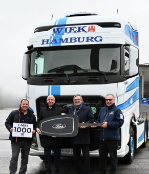 Erfolgreiche Auslieferung des 1.000. Ford F-MAX durch F-Trucks Deutschland