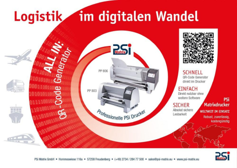 Innovative Drucklösung für höchste Ansprüche: PSi Matrix präsentiert den PP 803 Hochleistungs-Drucker