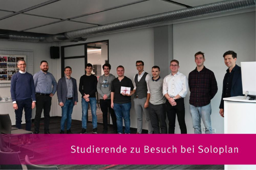 Studierende zu Besuch bei Soloplan