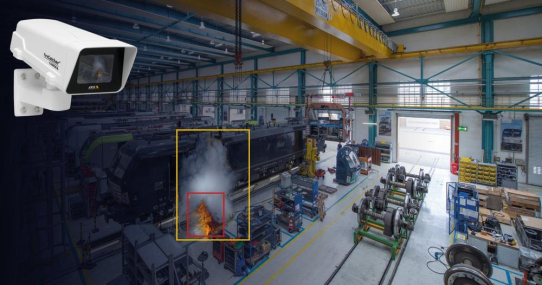 Siemens stellt neue Branderkennung per KI-basierter Video-Sensorik vor