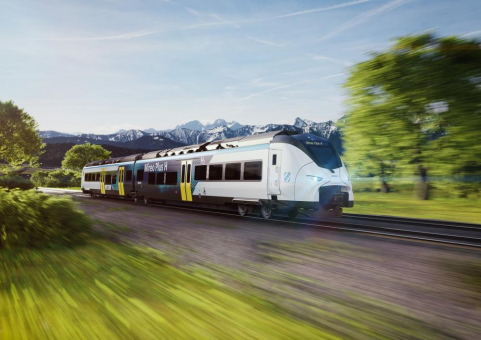 Freistaat unterstützt Wasserstoffzug - Probebetrieb in Bayern
