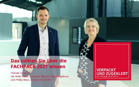 Neuer Packaging Valley Podcast:  Das sollten Sie über die FACHPACK 2021 wissen