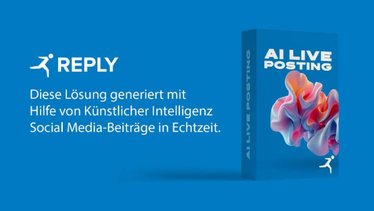 Reply bringt mit „AI Live Posting“ eine Lösung auf den Markt, die die Erstellung von Inhalten für Social-Media-Teams durch generative Künstliche Intelligenz neu definiert