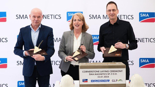 SMA Magnetics baut neue Fabrik, um SMA Wachstumskurs zu begleiten