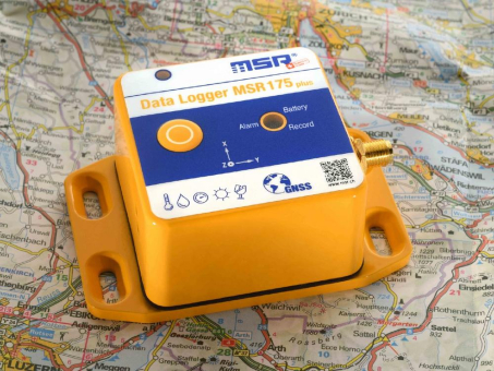 Neuer Transport-Datenlogger MSR175plus mit GPS und Schock-Erfassung