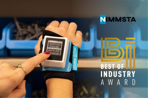 NIMMSTA gewinnt den Best of Industry Award 2022