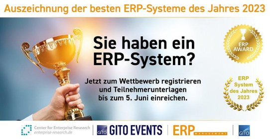 GESUCHT: Die besten ERP-Systeme des Jahres 2023