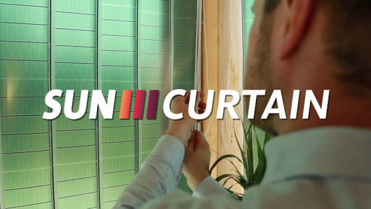 Ein innovatives, stromerzeugendes Verschattungssystem SunCurtain - Bereit für Kleinserienproduktion