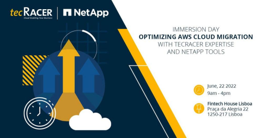 Immersion Day: Optimizing Cloud Migration with tecRacer expertise and NetApp tools in Lissabon (Sonstiges | Lisboa)