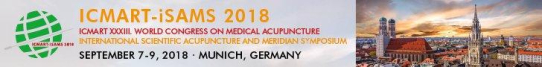 Internationaler Kongress der ärztlichen Akupunktur 06.-09.09.2018 in München - ICMART-iSAMS 2018