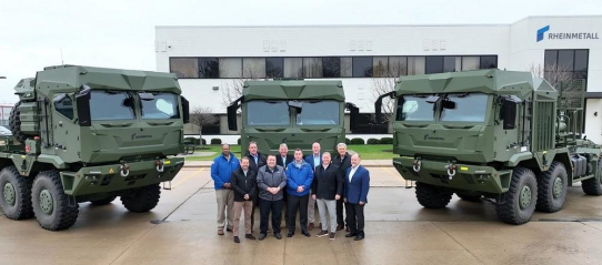 American Rheinmetall Vehicles und GM Defense liefern Prototypen für die erste Phase des U.S. Army's Common Tactical Truck Program aus