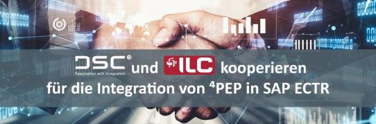 DSC und ILC kooperieren für die Integration von ⁴PEP in SAP ECTR