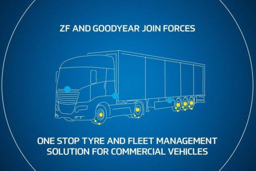 Kooperation zwischen ZF und Goodyear bietet verbesserte Reifen- und Flottenmanagementlösungen für Nutzfahrzeuge in ganz Europa