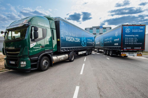 ZF setzt in der werksübergreifenden Logistik auf Iveco-Lkw mit umweltfreundlichem Erdgasantrieb